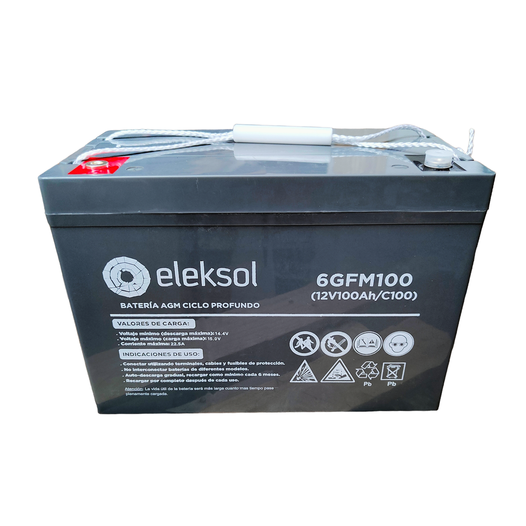 Batería AGM Eleksol 12V/100Ah