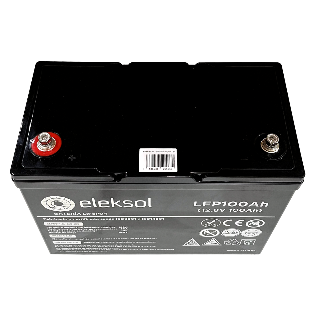 Batería Litio Eleksol 100Ah/12.8V Bluetooth