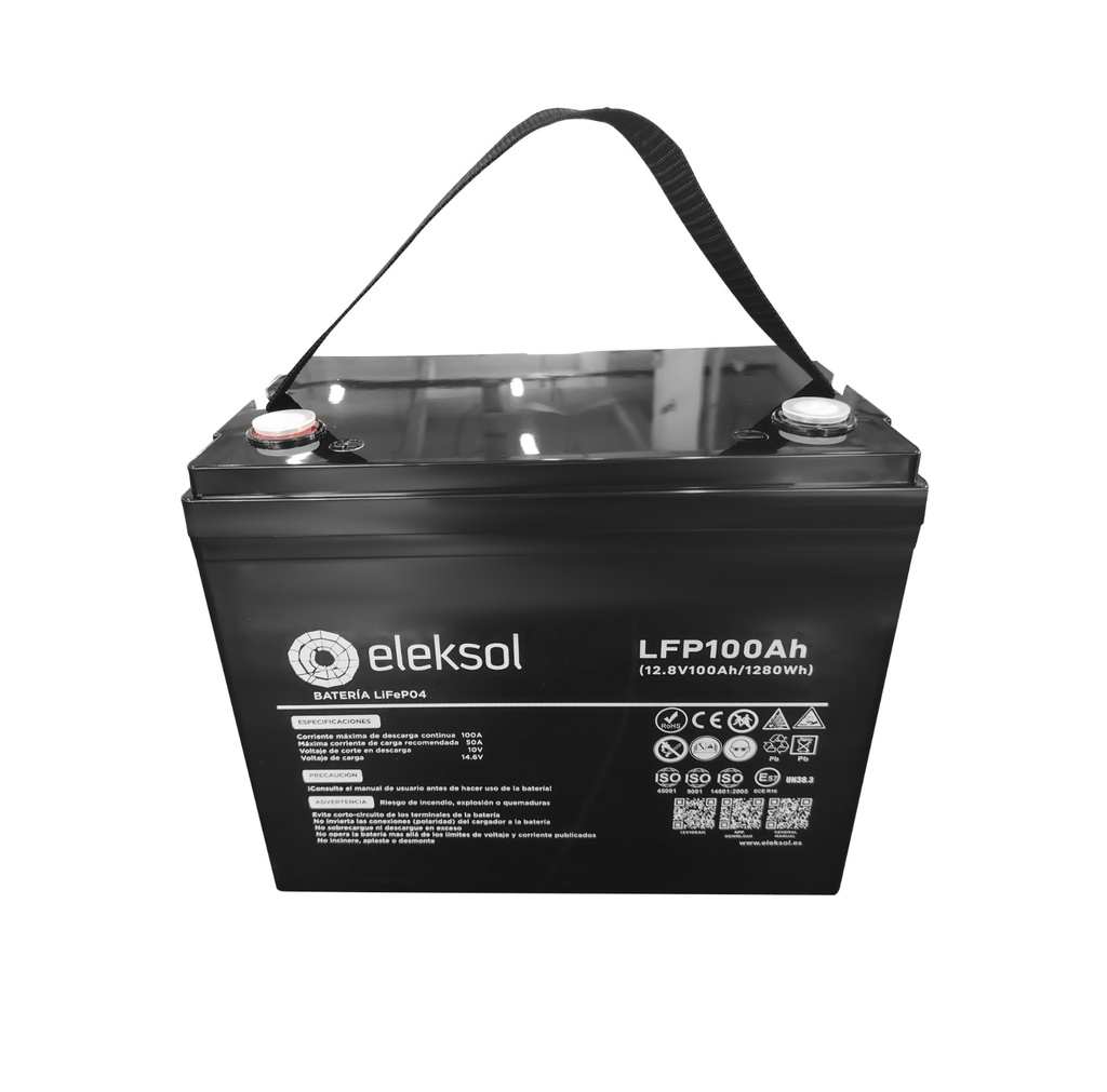 Batería Litio Compact Eleksol 100Ah/12,8V Bluetooth V2