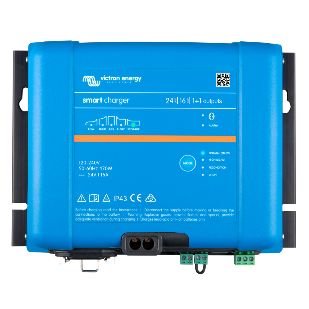 Cargador Smart IP43 24/16 (1+1) 120-240V