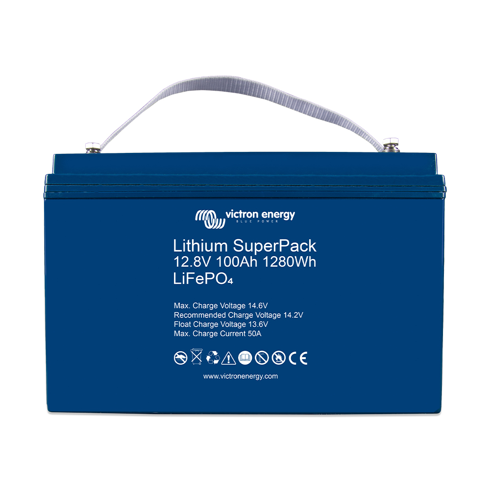 Lithium SuperPack 12,8V/100Ah High current (M8)