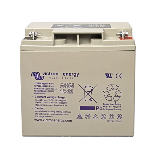 [BAT212200084] 12V/22Ah AGM Deep Cycle Batt.