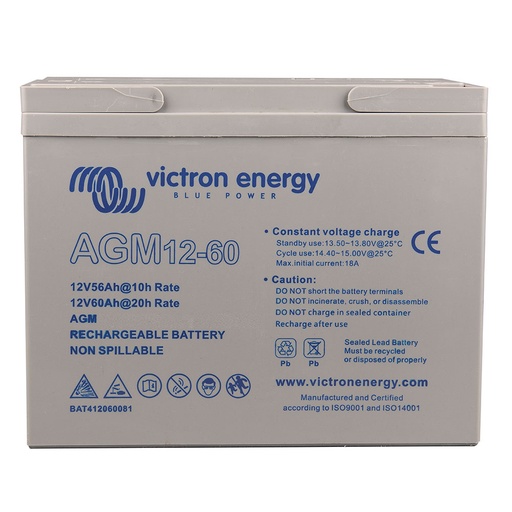 [BAT412550084] 12V/60Ah AGM Deep Cycle Batt.