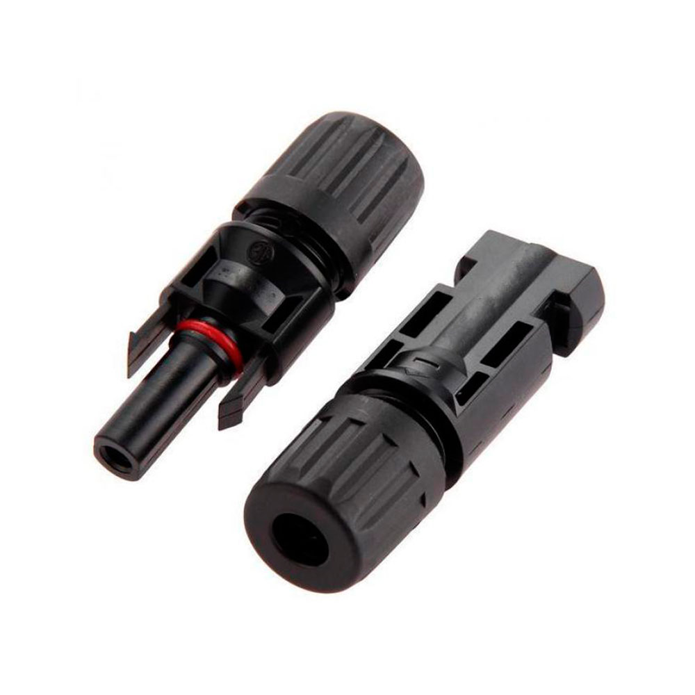 Solar connector pair MC4, 1x Male / 1x Female