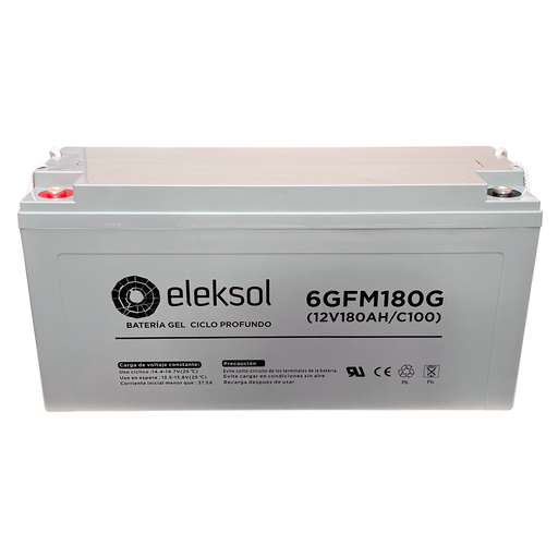 [6GFM180G] Batería Gel Eleksol 12,8V/180Ah