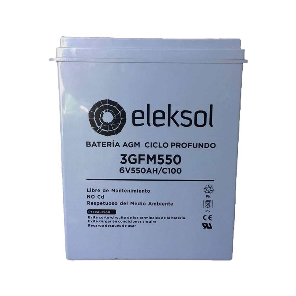 Batería AGM Eleksol 6V/550Ah