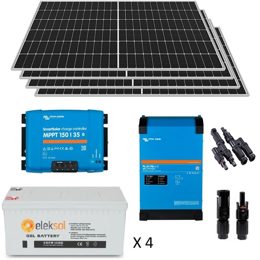 [AI-6K] KIT Sistema Aislado Gel 6.000W h/día