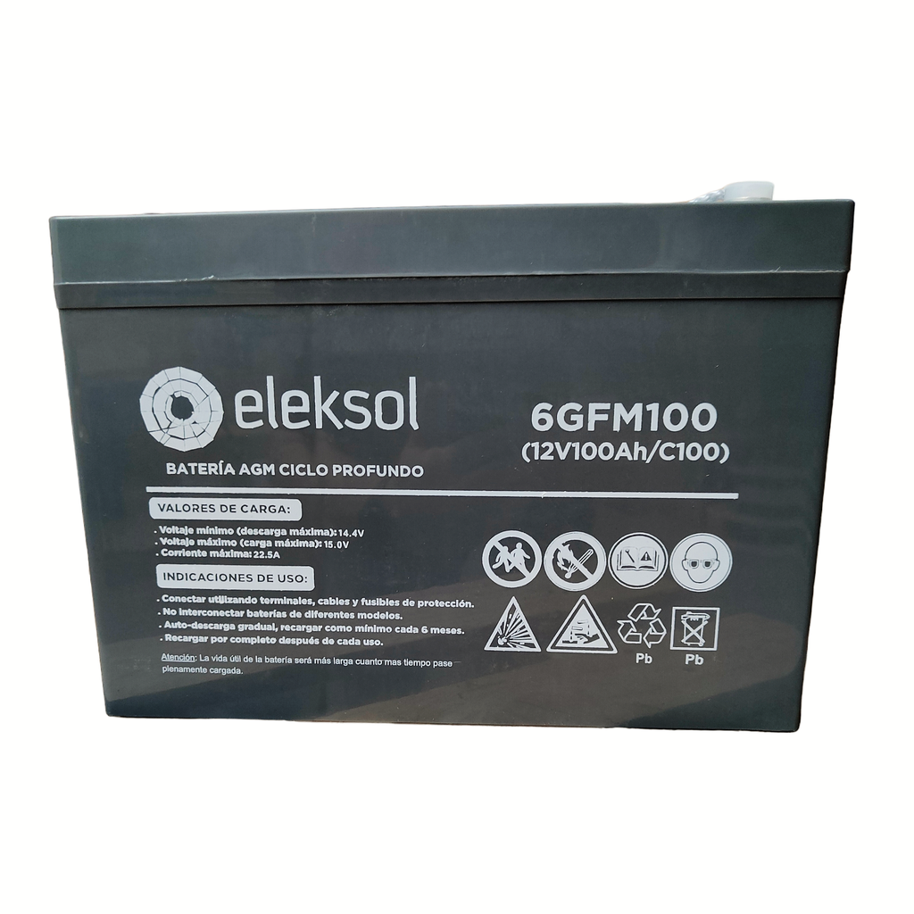 Batería AGM Eleksol 12V/100Ah