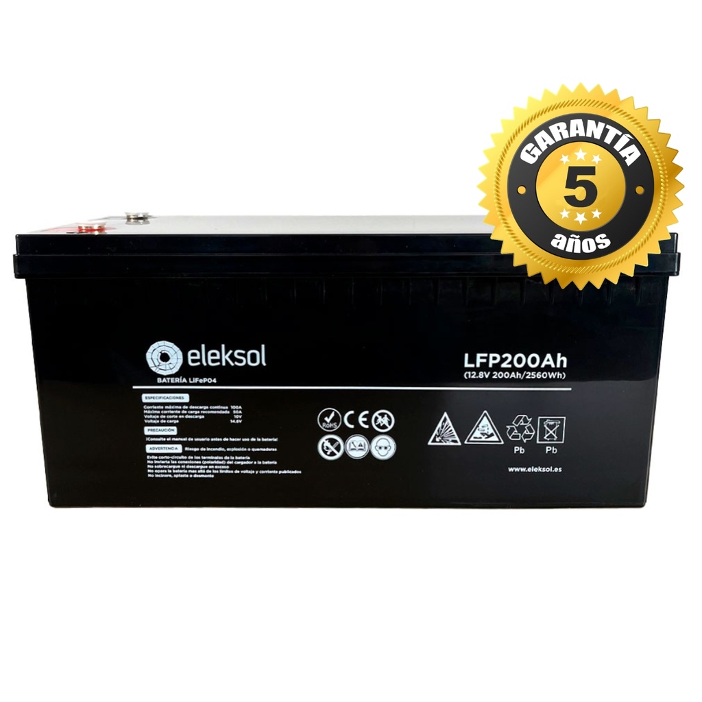 Batería Litio Eleksol 200Ah/12,8V Bluetooth