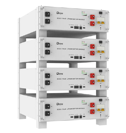 Batería Litio Deye SE-G5.1 Pro-B 5.1Kwh 100Ah LV (incluye brackets y cables)