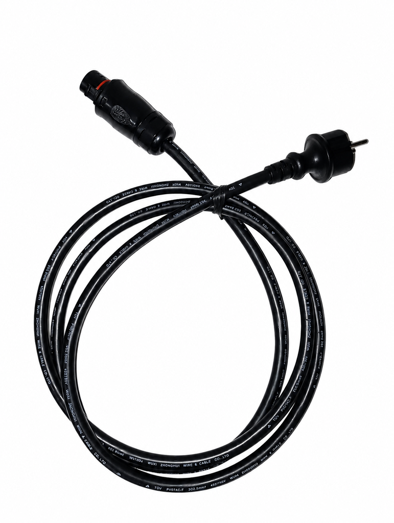 Cable microinversor Deye TUV PV07AC-F 0,75mm 40A 2m.
