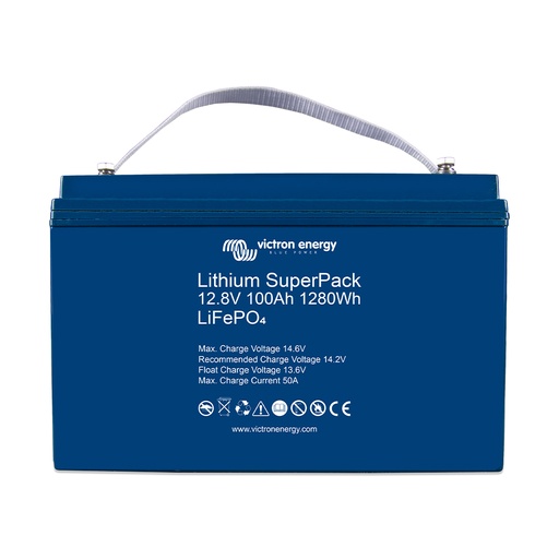 [BAT512110710] Lithium SuperPack 12.8V/100Ah High current (M8)