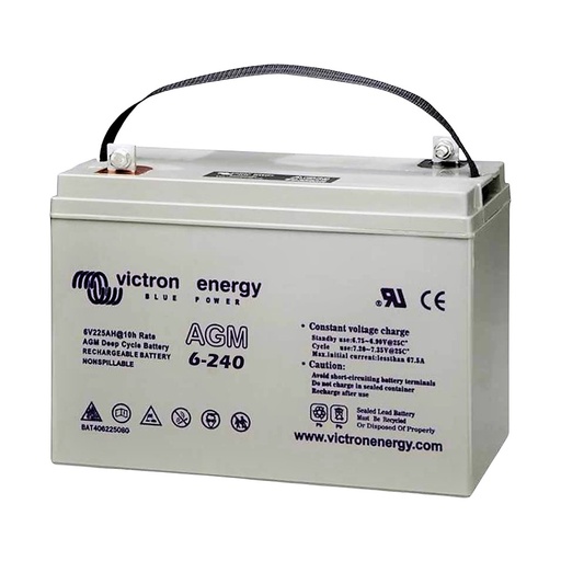 [BAT406225084] 6V/240Ah AGM Deep Cycle Batt.