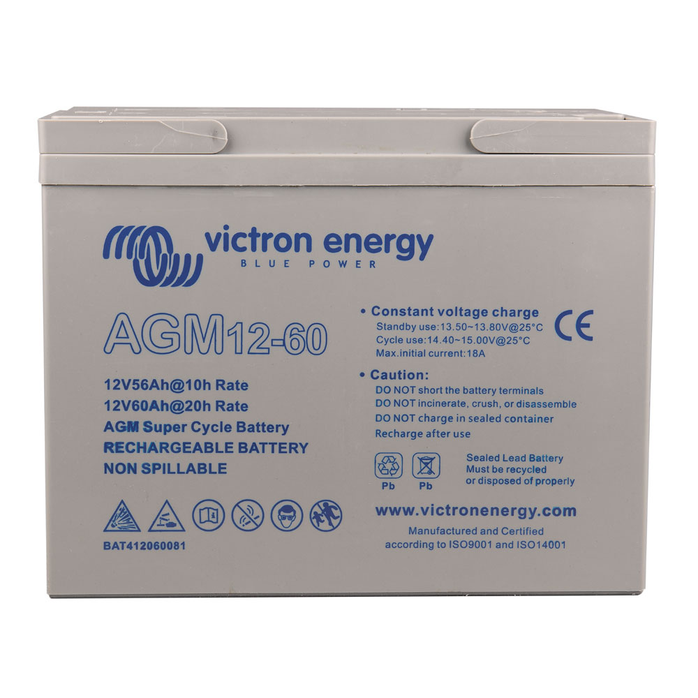 12V/60Ah AGM Super Cycle Batt. (M6)