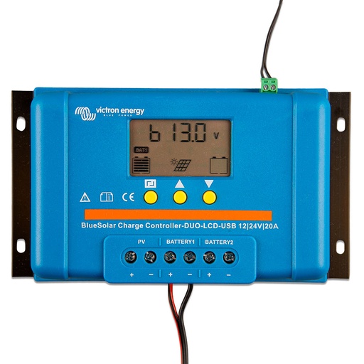 [SCC010020060] BlueSolar PWM DUO-LCD&amp;USB 12/24V-20A