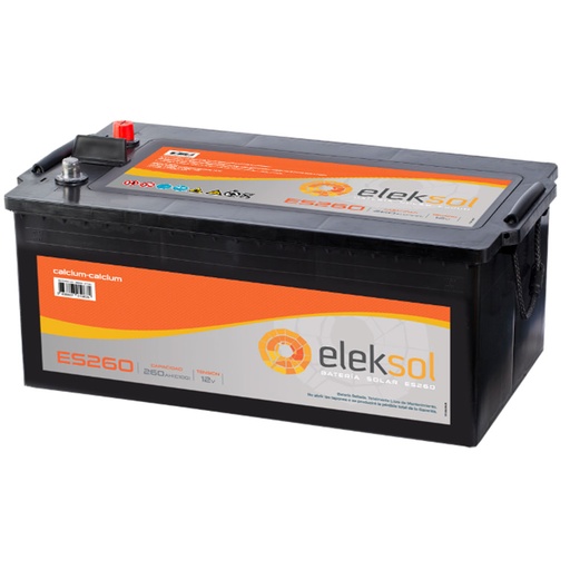 [ES260] Batería Solar Sellada Eleksol 12V 260Ah C100