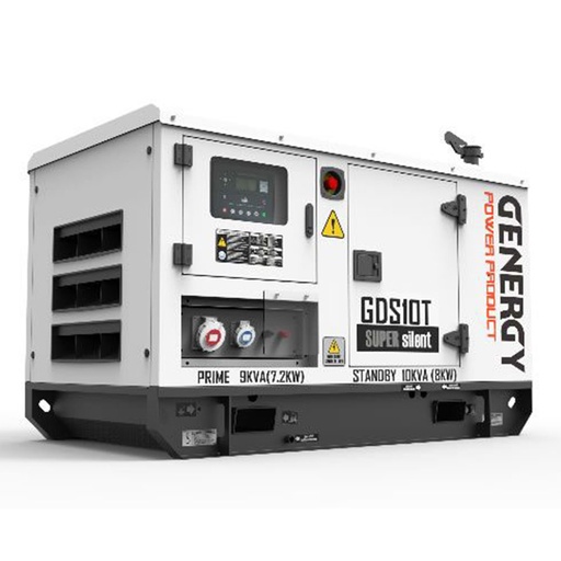 [21005] Generador GDS10T 10KVA 8KW 400/230V - Diesel Insonorizado