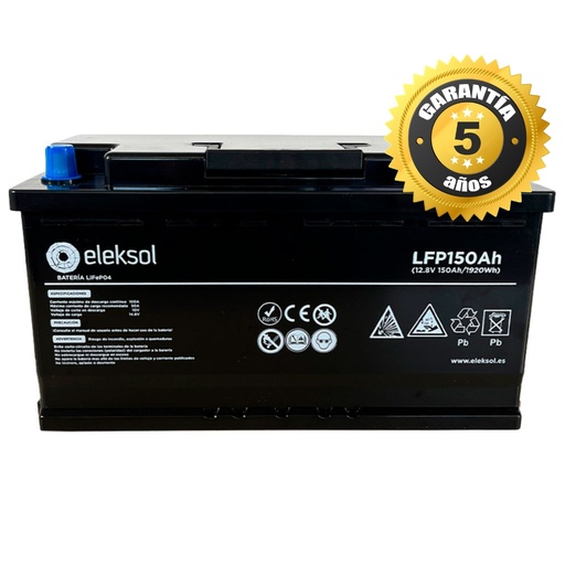 [LFP150AHBT] Batería Litio Eleksol 150Ah/12,8V Bluetooth