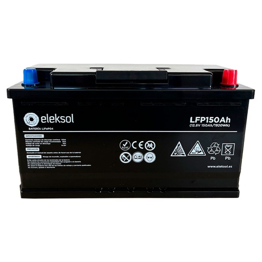 [LFP150AHBT] Batería Litio Eleksol 150Ah/12,8V Bluetooth