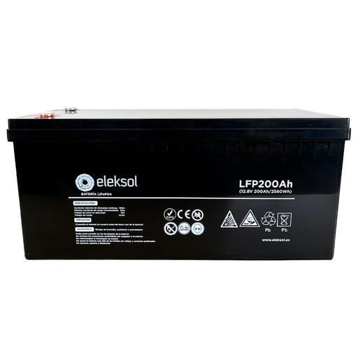 [LFP200AHBT] Batería Litio Eleksol 200Ah/12,8V Bluetooth