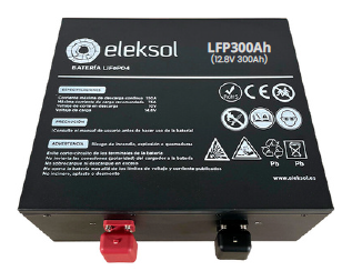 [LFP300AHBTBA] Batería Litio Eleksol 300Ah/12,8V Bluetooth Bajo Asiento